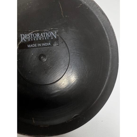 RESTORATION HARDWARE Bronze/Pewter Miniature OIL LAMP. Frances Le Mont. - Picture 6 of 8